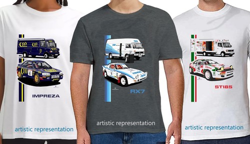 Classic japanese rally car - rally, t