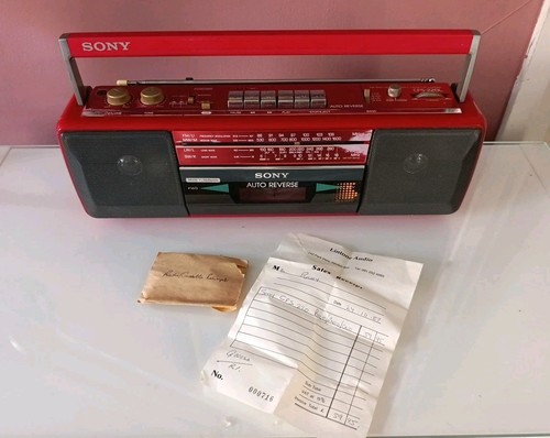 Red sony cfs 220l portable - cfs-220l,