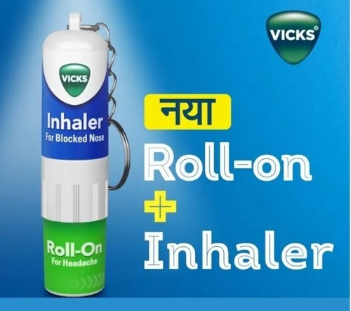 Vicks roll inhaler in 1 - vicks, roll-on
