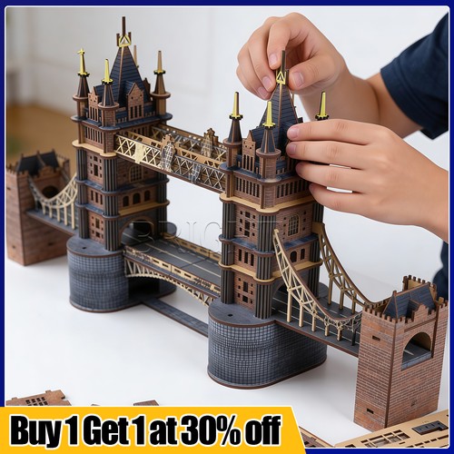 London bridge wooden puzzle - 3d,