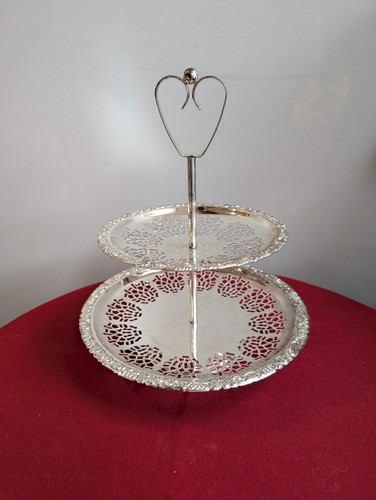 Vintage two tier chrome plated - two,