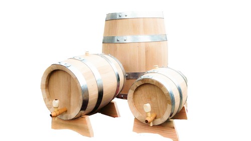 New solid oak - new, barrels,wine