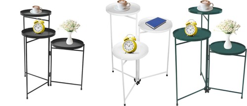 Tier metal display stand - display,