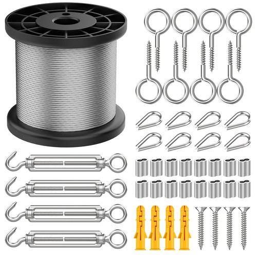 Garden wire rope kit 30m - kit, 30m/50m