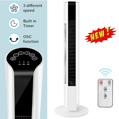 Tower fan remote quiet - quiet, 27db
