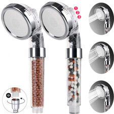 New High Turbo Pressure Shower Head Bathroom Powerful Energy Water Saving Filter
