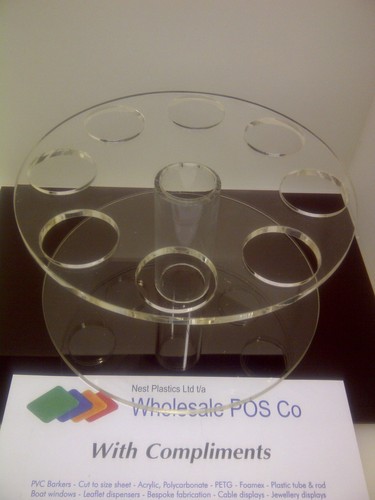 Ice cream cone holder - ice, perspex