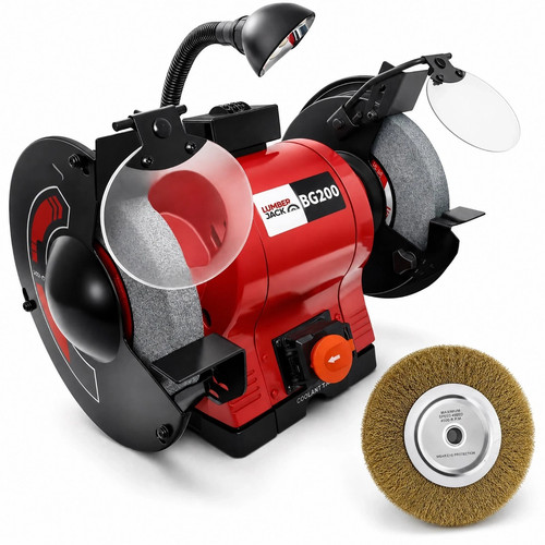 Lumberjack 8in bench grinder - 8in,