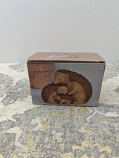 Adorable Brown Resin Hedgehog