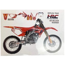 Blackbird Graphics CRF250/450 Honda Hrc, Blackbird 2135r23 Decal Kit