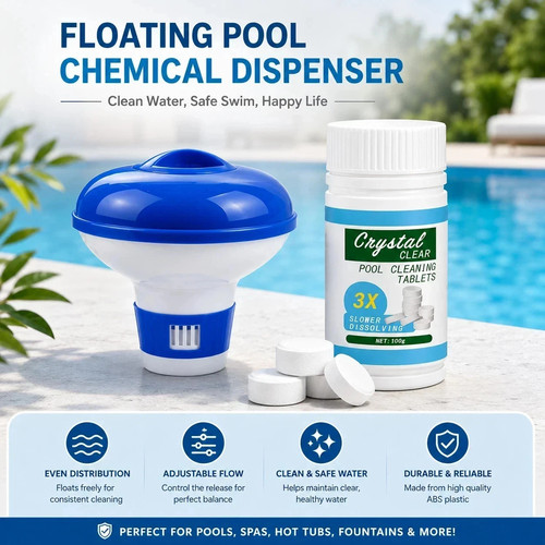 100 chlorine tablets floating - tablets, +floating