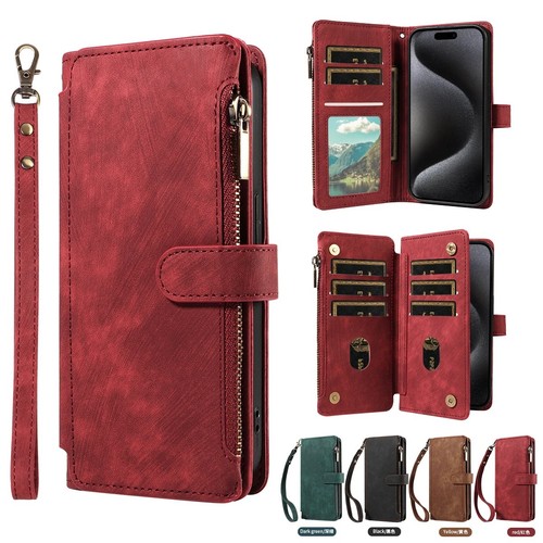 Zip wallet case leather - zip,