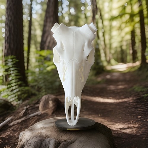 Whitetail deer euro mount - whitetail,