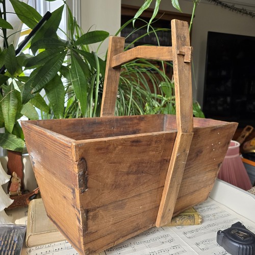 Antique wooden trug - trug, chinese