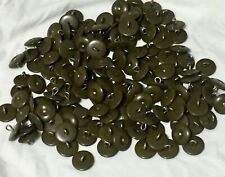 100 Post WW2 British Army Denim Battledress Uniform OD Buttons, Dealers Lot