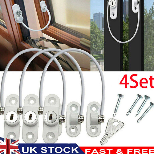 4pcs window door - window, restrictor
