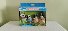 Boxed Sylvanian Families Friesian Cow Family - Cheddar Buttercup Family