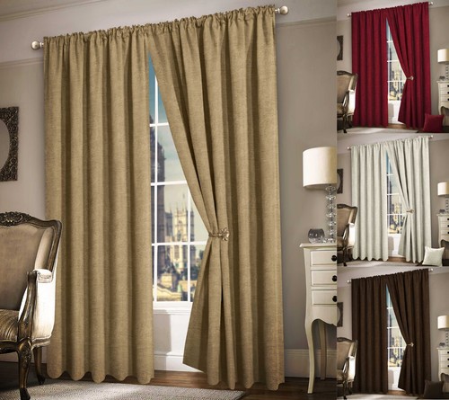 Thermal curtains plain heavy - plain,