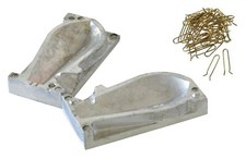 Sea Tech Boat Bomb Lead Weight Moulds Choice of 8/10/12/16/24oz + 50 Loops