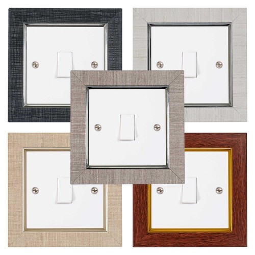 Elektek light switch surround - light,