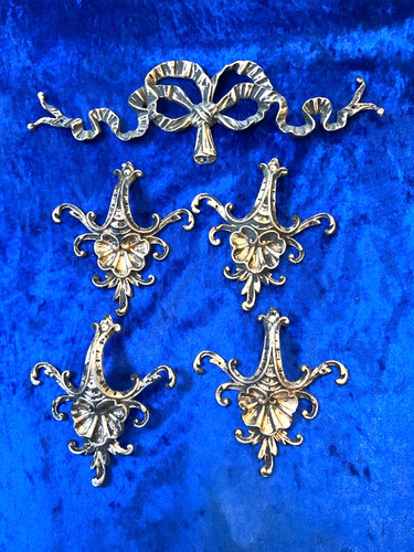 Cast brass furniture - cast, for