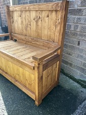 Large monks bench storage Seat
