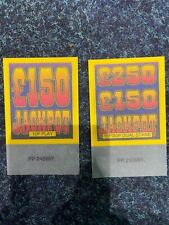 Jpm Vogue "Outlaw" Jackpot £150 / £250  fruit machine Decals