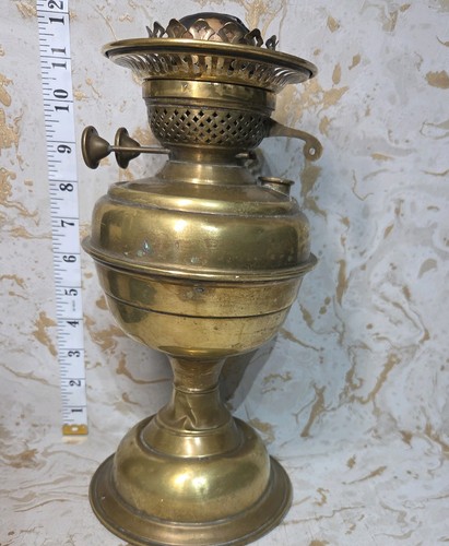 1940s 1950s oil lamp brass - oil,