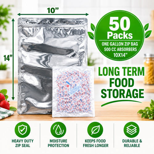 Pack gallon mylar storage - pack,