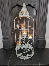 Large birdcage tealight candle - birdcage,