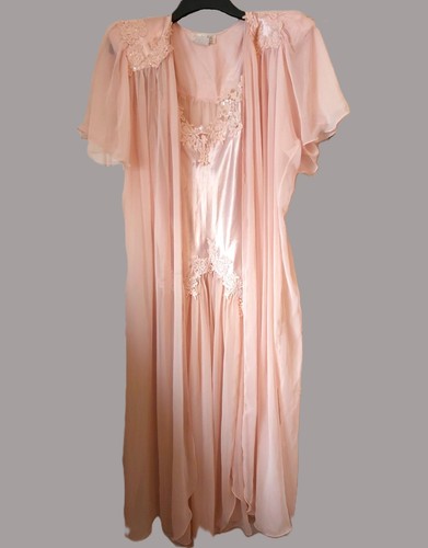 Vintage 70s peignoir set - 70s,