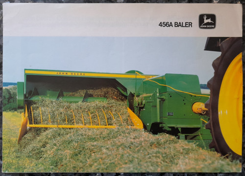 John deere 456a - baler, leaflet
