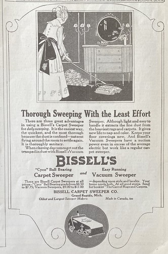 1919 bissell carpet - 1919, ad(l18)~bissell