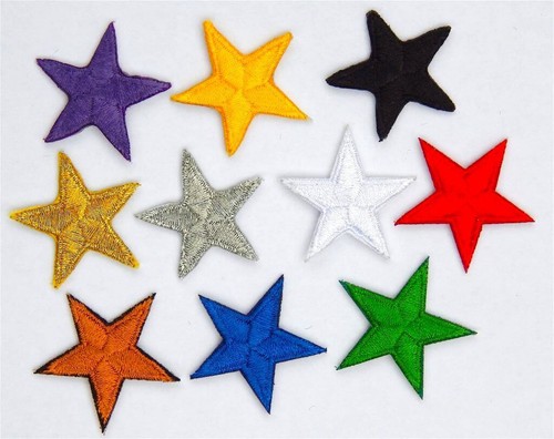 Star patches iron on - star,