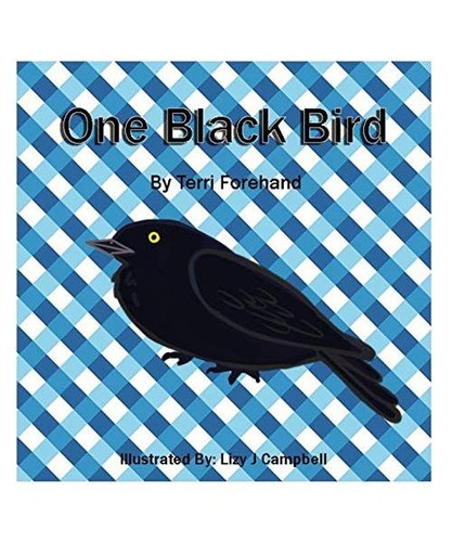 One black bird - bird,, forehand