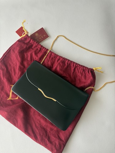 Launer london black leather - launer,