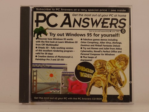 Answers rom windows 95 - pc,