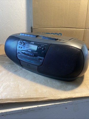 Jvc portable twin cassette - portable,