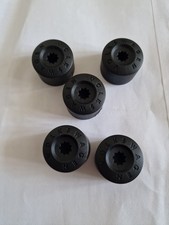 GENUINE VW WHEEL NUT BOLT PLASTIC COVERS CAPS GOLF PASSAT POLO 17mm NORMAL x5