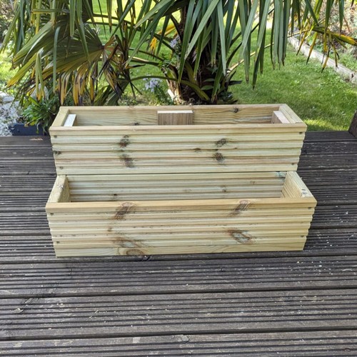 Two tier wooden - tier, decking