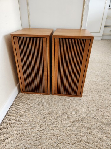 Vintage pair wooden teak - pair,