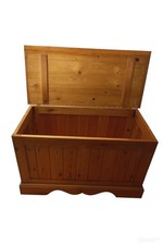 Oak Chest Trunk Storage Bench