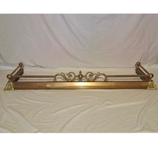 Extendable Brass Fireplace