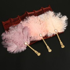 Feather Fan Hand Fan Costume