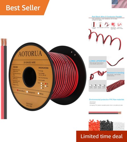 100ft 16awg red - 100ft,