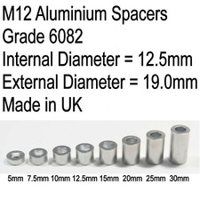 PACK of 4 ALUMINIUM STAND OFF