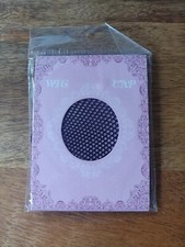 BLACK REAL HAIR ELASTIC WIG CAP FISHNET LINER WEAVING MESH STOCKING SLEEP NET