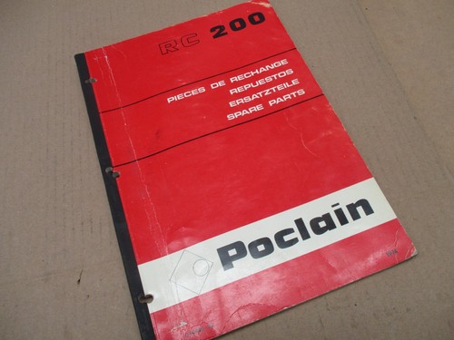 Poclain 200 hydraulic - rc,