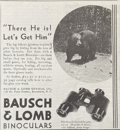 1932 bausch lomb - &,