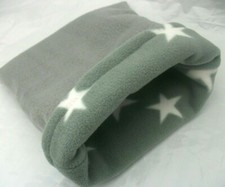 *COZY PETS* LARGE 10" x9" FLEECE SNUGGLE POUCH GUINEA PIG BED, BAG HEDGEHOG,RAT 